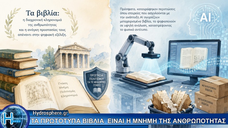 Eταιρείες τεχνητής νοημοσύνης (AI), αγοράζουν σωρηδόν μεταχειρισμένα βιβλία, τα σαρώνουν και καταστρέφουν τα πρωτότυπα.