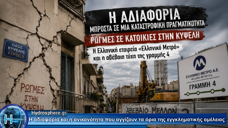 Καταστροφικές ρωγμές στην Κυψέλη: Απόκρυψη δεδομένων και ευθύνες – «Ελληνικό Μετρό» και «Άβαξ» θέτουν σε κίνδυνο κατοίκους και περιουσίες